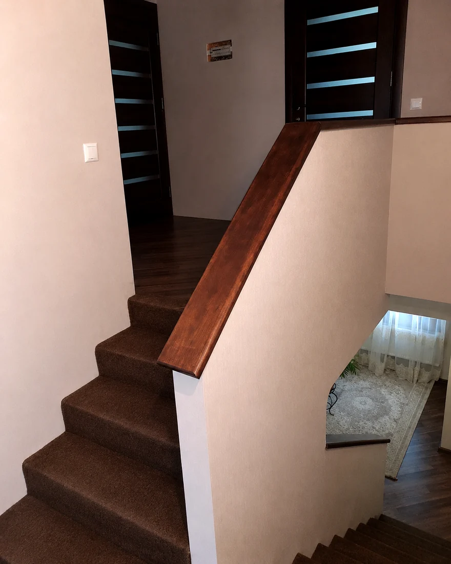 Finished stair and interior railing work by VT Pro Service